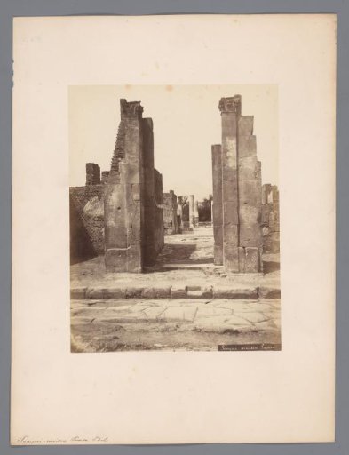 Remains of the Casa di Pansa at Pompeii, Italy