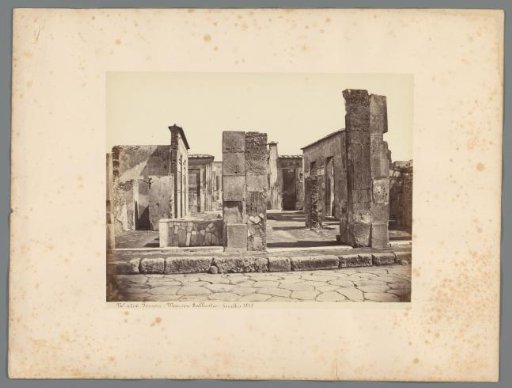 Ruins of a house at Pompeii, Italy