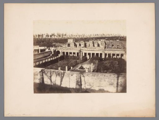 Remains of the Villa of Diomedes at Pompeii, Italy