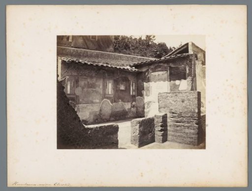 Remains of the House of Aristides at Herculaneum, Italy