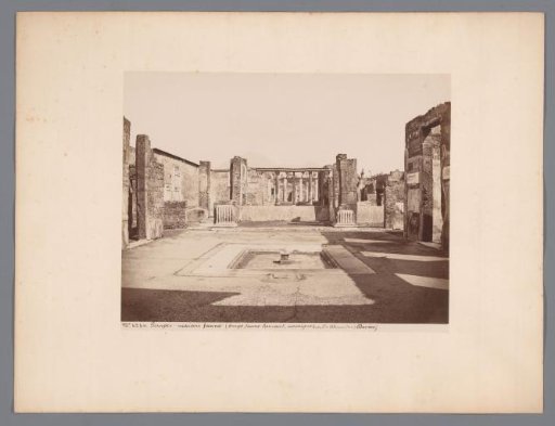 Ruin of the House of the Faun at Pompeii, Italy