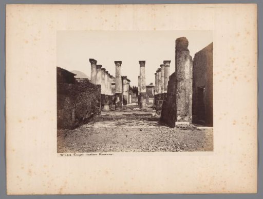 Remains of the House of Ariadne at Pompeii, Italy