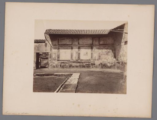 Remains of the Temple of Augustus at Pompeii, Italy