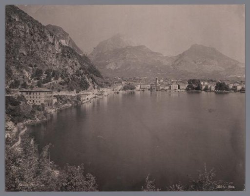 View of Riva del Garda on Lake Garda