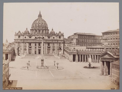 View of St. Peter's Square at Vatican City