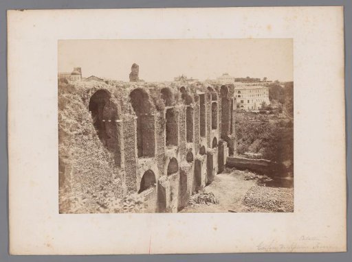 Remains of the Baths of Septimius Severus on the Palatine at Rome