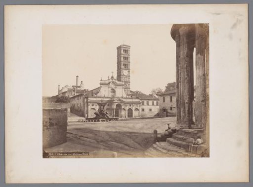 Exterior of the Santa Maria in Cosmedin at the Forum Boarium, Rome, Italy