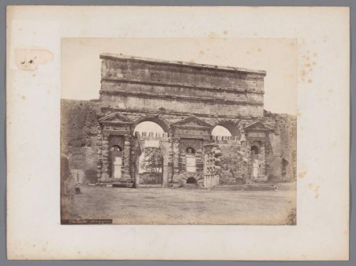 View of the Porta Maggiore, Rome, Italy