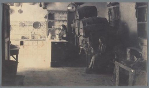 Interior of a tavern in Sicily