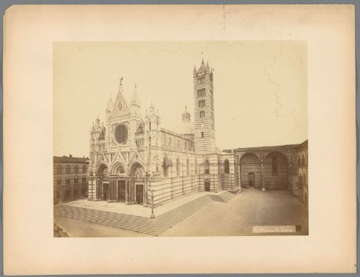 Exterior of the cathedral of Siena