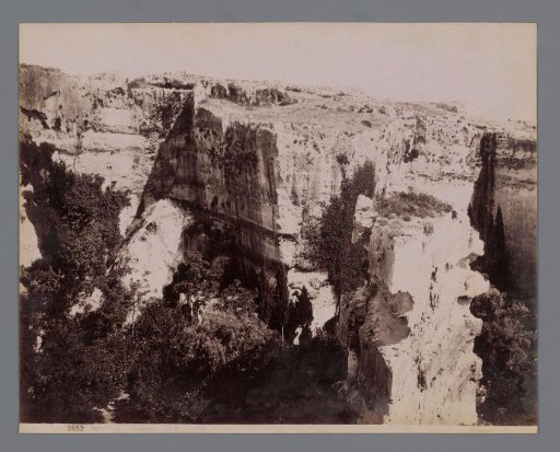 View of the Latomie del Paradiso in Syracuse, Sicily