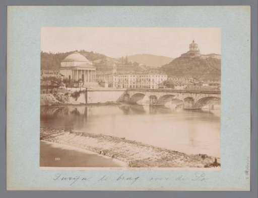 Bridge over the Po River in Turin, Italy