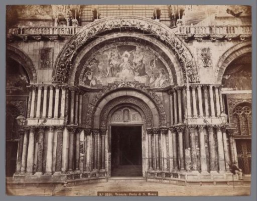 Main portal of St. Mark's in Venice