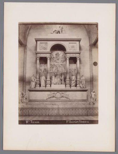 Tomb monument for Titian in the Santa Maria Gloriosa dei Frari in Venice
