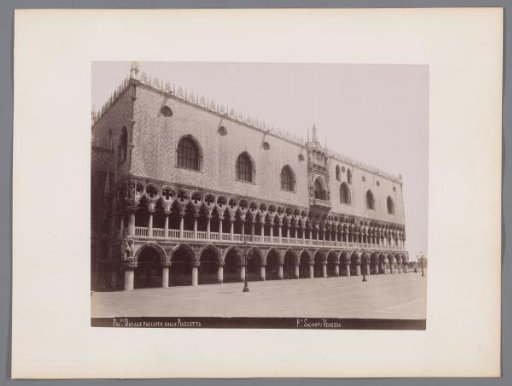 Facade of the Doge's Palace in Venice