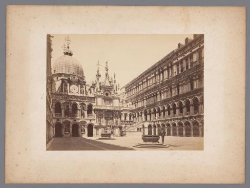 Courtyard of the Doge's Palace in Venice, Italy