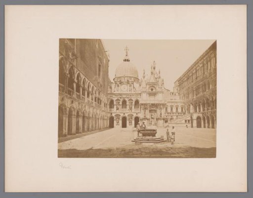 Courtyard of the Doge's Palace in Venice, Italy