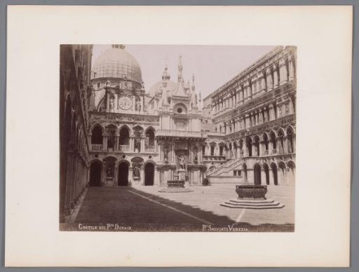 Courtyard of the Doge's Palace in Venice