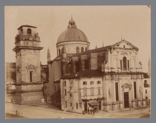 Exterior of the San Giorgio in Braida in Verona, Italy