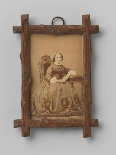 Portrait of an unknown seated woman