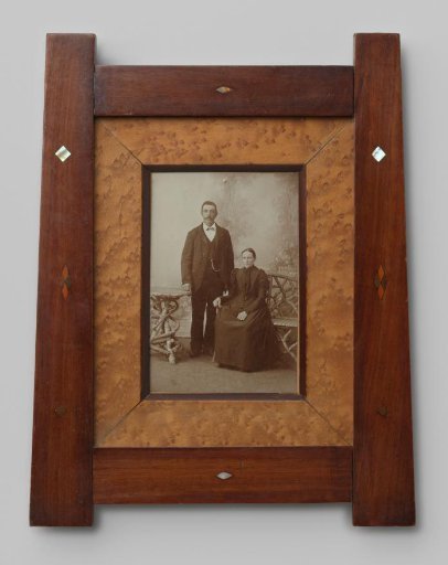 Portrait of an unknown married couple