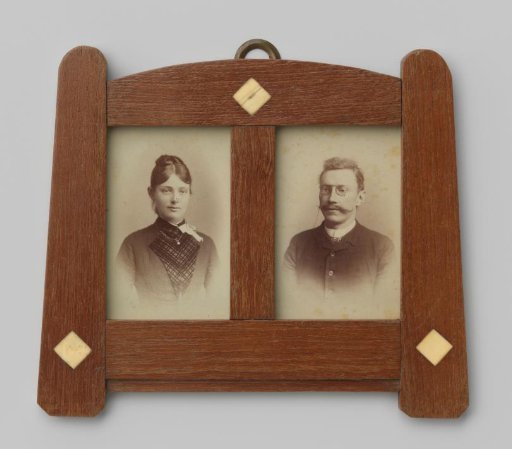 Two Portraits of an Unknown Man and an Unknown Woman