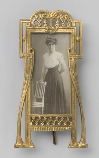 Portrait of an Unknown Young Woman Standing by a Chair