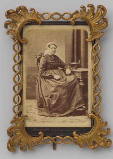 Portrait of an Unknown Woman in Traditional Dress