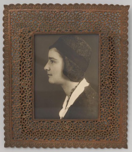 Portrait of an unknown woman with a hat