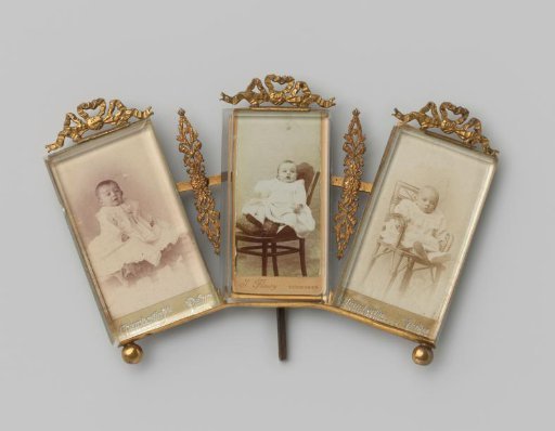 Three portraits of unknown babies