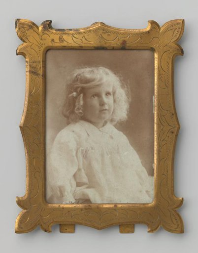 Portrait of an unknown child, two years and four months old