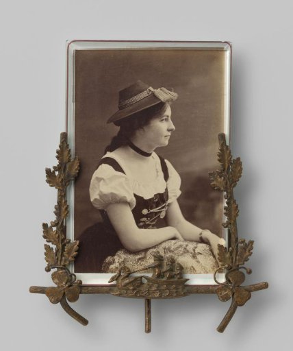 Portrait of an Unknown Young Woman in Traditional Dress