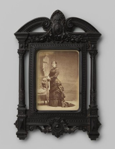 Portrait of an Unknown Standing Woman by a Chair
