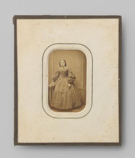 Portrait of an Unknown Standing Young Woman