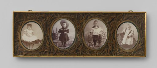 Four Portraits of Unknown Children