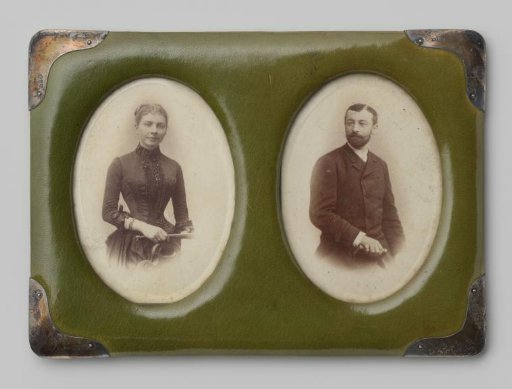 Two Portraits of an Unknown Man and Woman