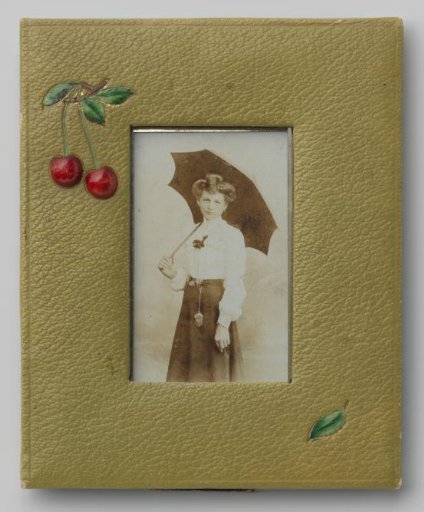 Portrait of an Unknown Young Woman with Umbrella