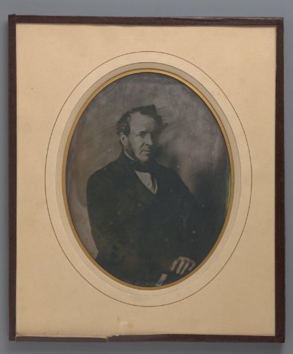 Portrait of an unknown bearded man, designated as Alain