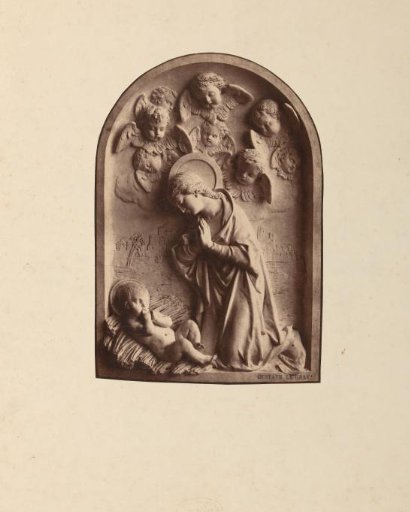 Bas-relief of Mary with the Christ Child