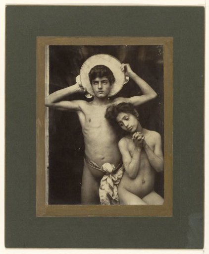Nude boy and girl