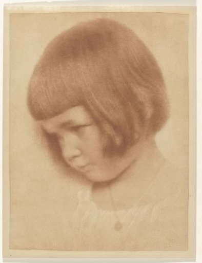 Portrait of a girl, possibly Machteld or Yvonne van Loon