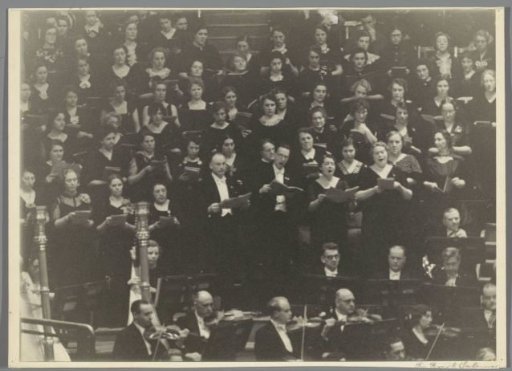 Toonkunst choir during a performance in the Concertgebouw