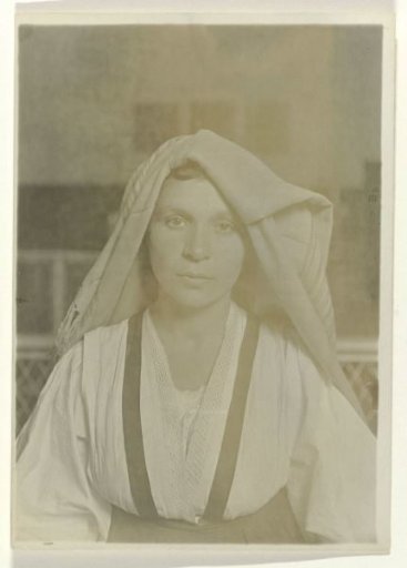 Portrait of an Unknown Immigrant on Ellis Island, from Pisticci, Italy