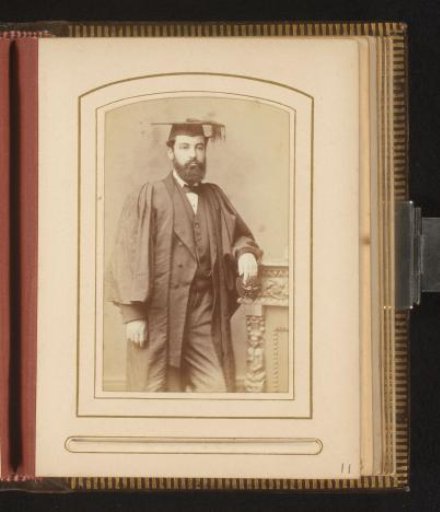 Portrait of a man with an academic cap