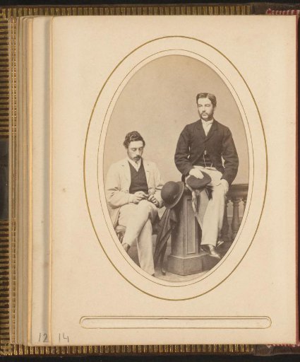 Portrait of two men