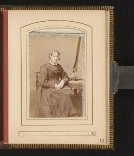 Portrait of a seated woman, identified as Old Anne