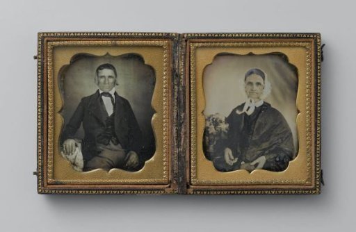 Portrait of a Man and a Portrait of a Woman