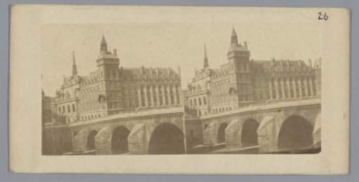 Palais de la Cité and Pont au Change, Paris