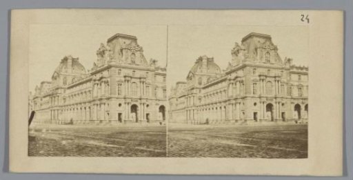 Exterior of the Louvre, Paris