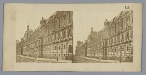 Facade of the Tuileries Palace, Paris